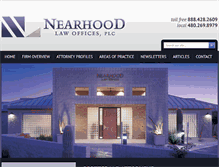 Tablet Screenshot of nearhoodlaw.com